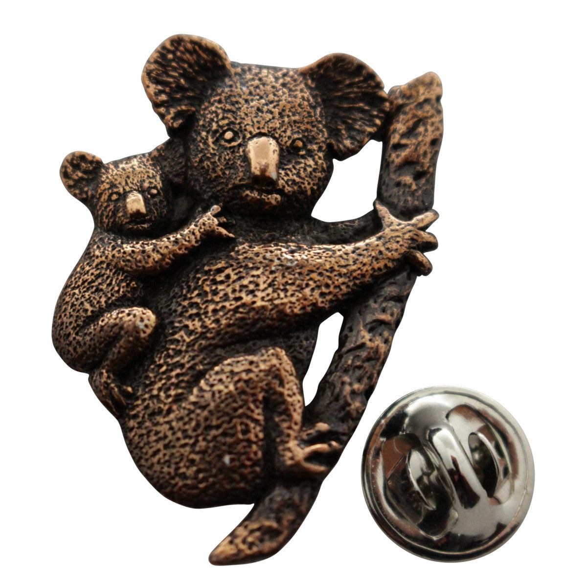 Koala Pin ~ Antiqued Copper ~ Lapel Pin ~ Sarah's Treats & Treasures